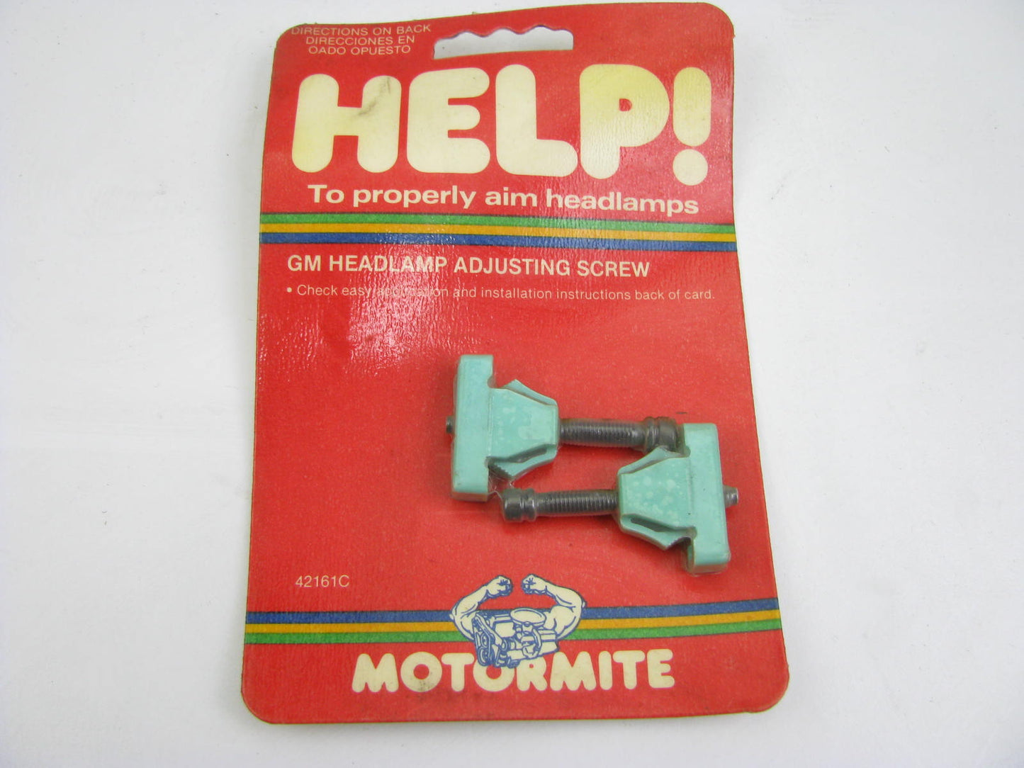 Help 42161C Headlamp Headlight Adjusting Screws PAIR
