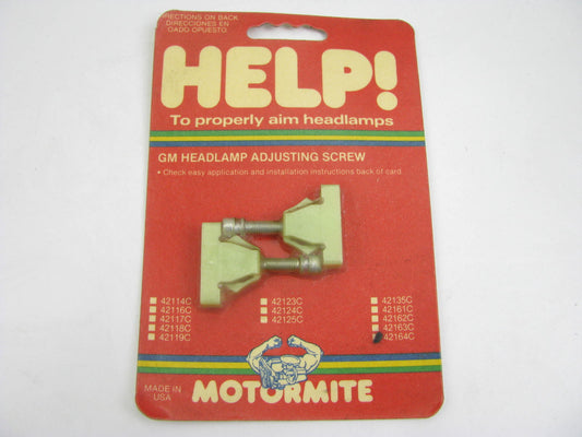 Help 42164C Headlamp Headlight Adjusting Screw Kit For 1982 GM With Torx Drive