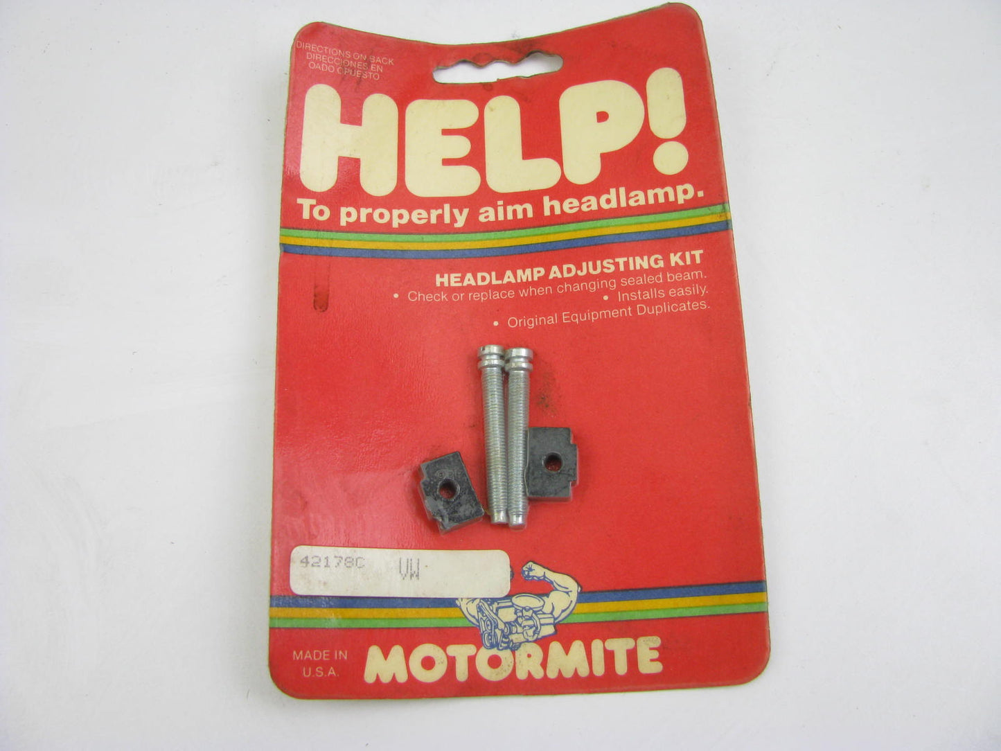Help 42178C Headlamp Headlight Adjusting Screws For 1967-1982 Volkswagen VW