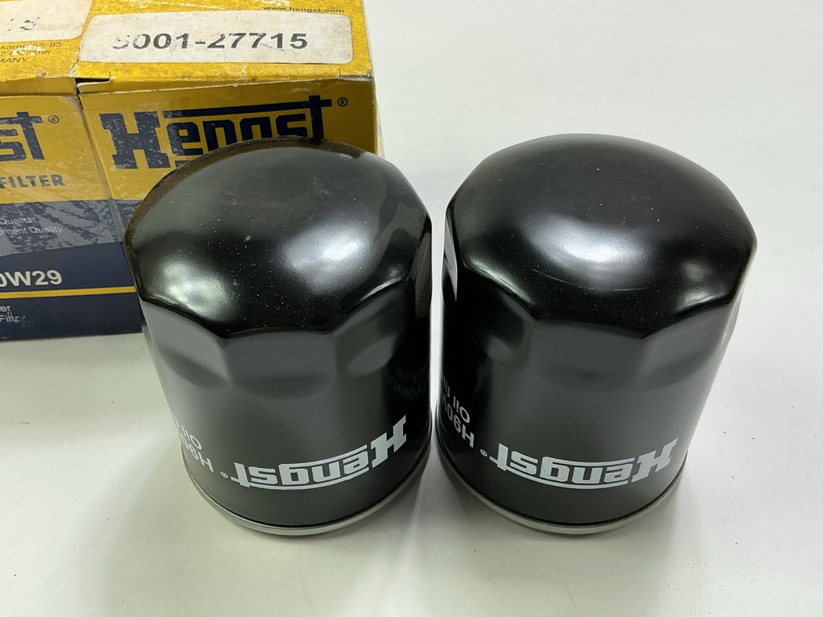 (2) Genuine Hengst H90W29 Engine Oil Filters