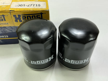 (2) Genuine Hengst H90W29 Engine Oil Filters