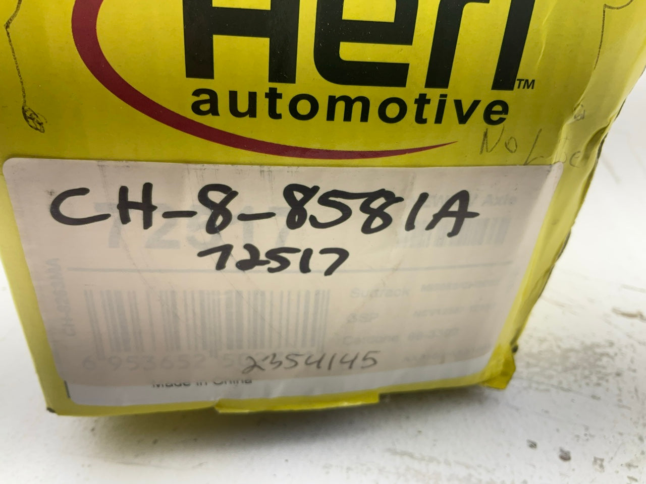REMAN. Heri 72517 Front Left Drivers Side CV Axle Assembly
