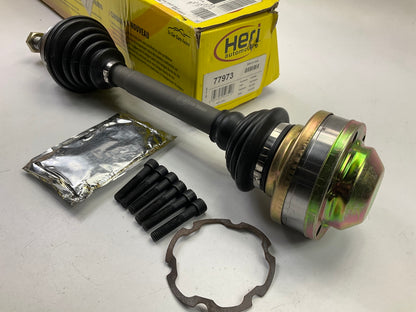 REMAN. Heri 77973 Front Left CV Axle Assembly - MANUAL TRANSMISSION ONLY