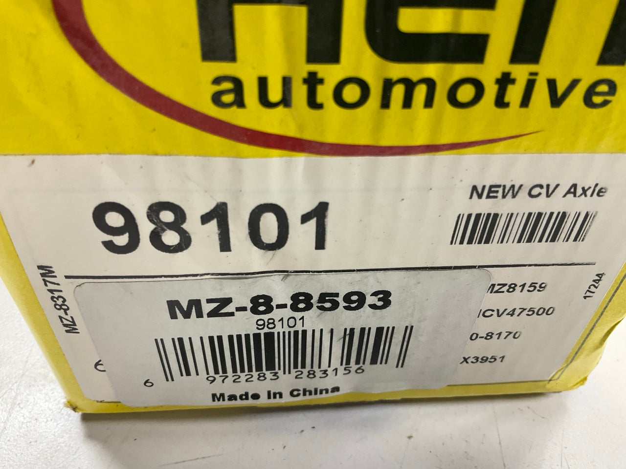 Heri 98101 Front Left CV Axle For 2005-2009 Mazda 3 Automatic Trans.