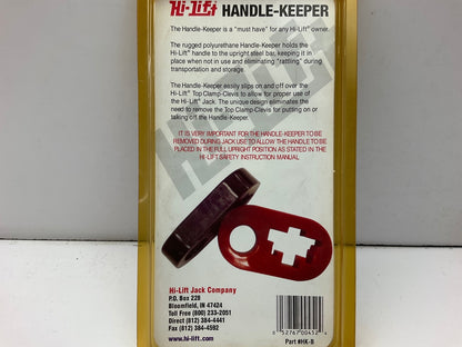 Hi-Lift Jack HK-B Black Handle-Keeper Rubber Strap - Holds The Hi-Lift Handle