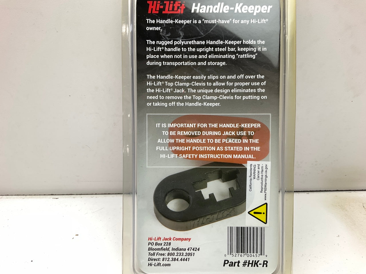 HI-lift Jack, Handle-keeper HK-R Off Road, 4X4, 4WD, Handyman Jack Secure Handle