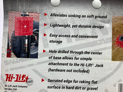 Hi-lift ORB 11.5'' X 11.5'' Off-Road Hi-Lift Jack Base And Stabilizer Support Pad