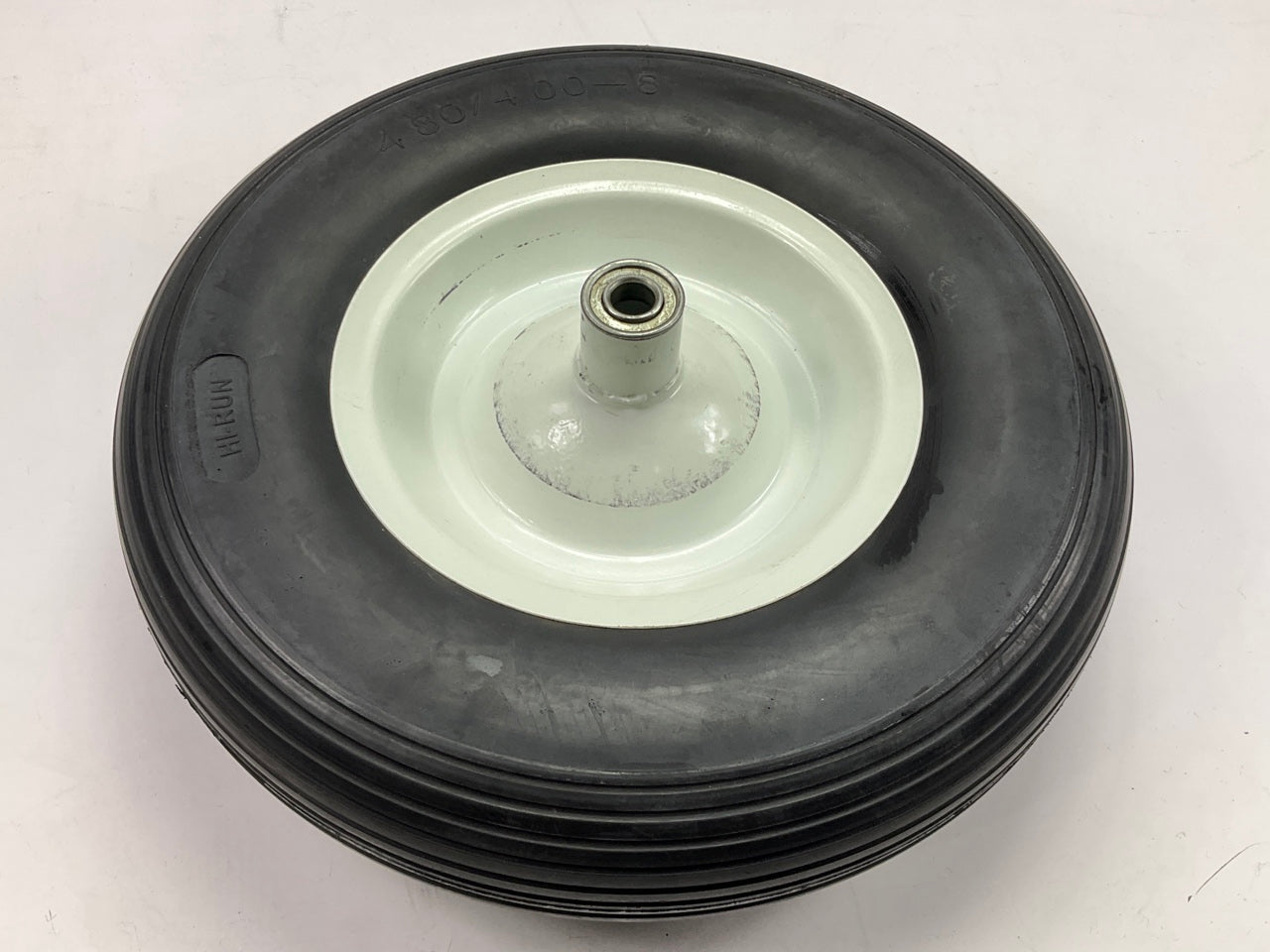 Hi-Run CT1001 Wheelbarrow Wheel Barrow Wheel & Tire, 4.80/4.00-8, 2-Ply With Rim