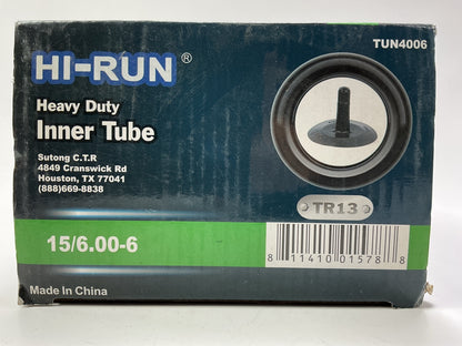 (2) Hi-Run TUN4006 15/6.00-6 15/600-6 TR13 Large Lawn Heavy Duty Inner Tube