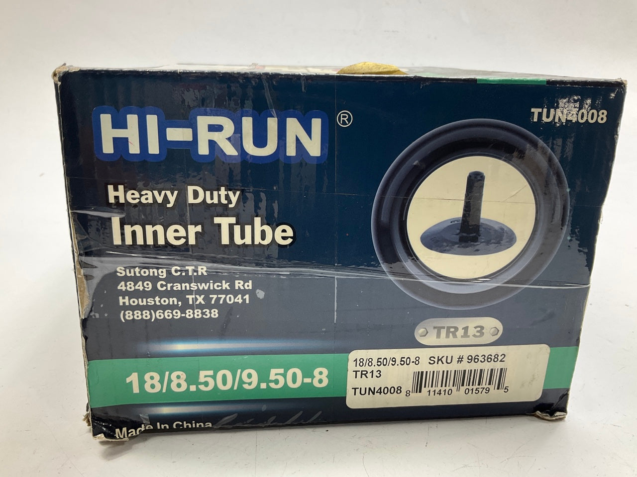 (2) TUN4008 Lawn Mower & Garden Tractor Heavy Duty Inner Tube 18/8.50/9.5-8