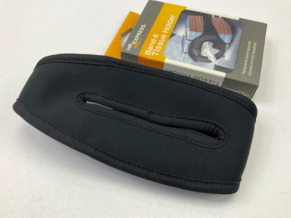High Road HR-3526-BLK Band-It Car Tissue Box Holder