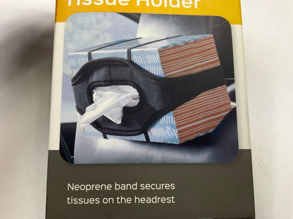 High Road HR-3526-BLK Band-It Car Tissue Box Holder