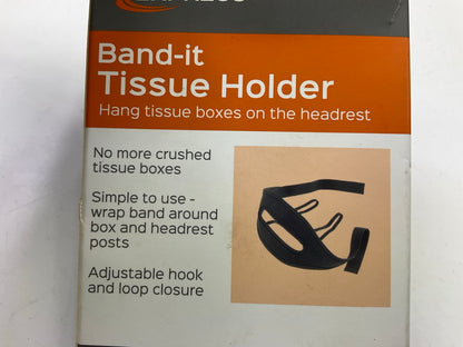 High Road HR-3526-BLK Band-It Car Tissue Box Holder