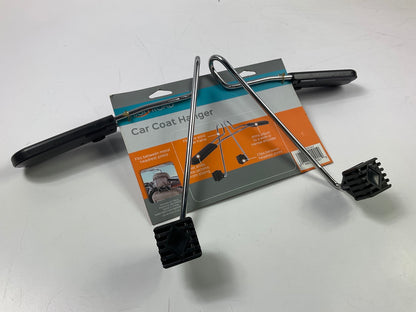 High Road HR-5516-01-SLV Car Coat Clothes Hanger - Goes Between Headrest Posts