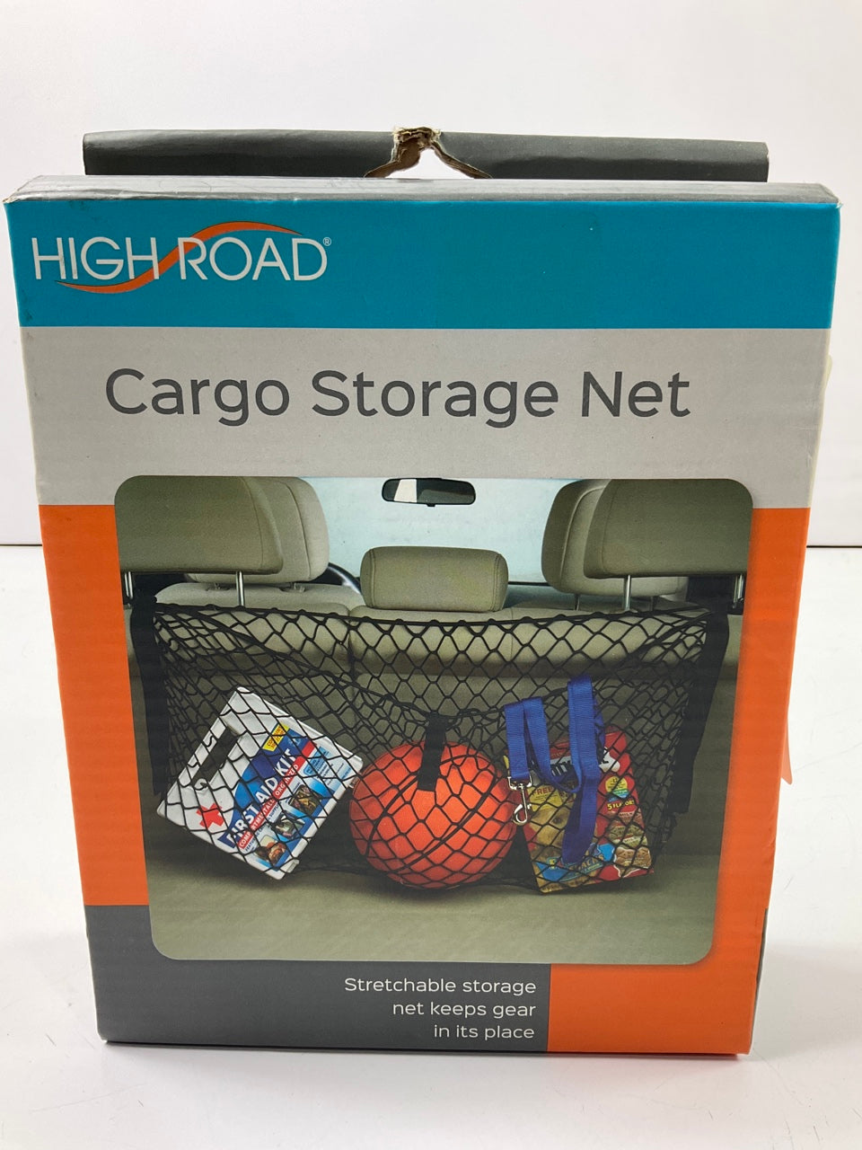 High Road HR-5520-05 Hanging Trunk Organizer Storage Net For SUV Cargo Headrests