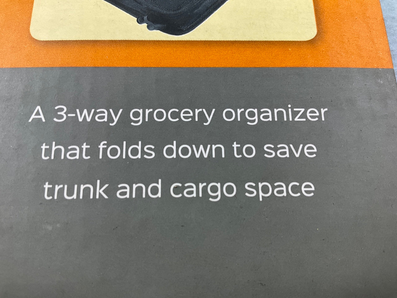 High Road HR-5523-05BLK Trunk Cargo Organizer Pouch Grocery Organizer Car Bag