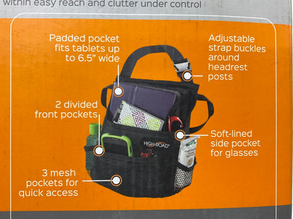High Road HR-DO-C Mini Swing-Away Front Seat Car Organizer With 7 Pockets