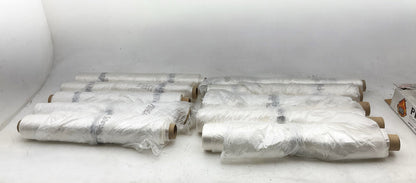 (10) High Teck 112 Paint Masking Plastic Film Overspray Sheeting 12'x400' Sheet
