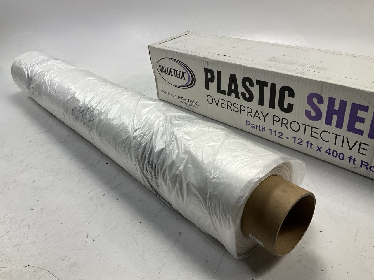 High Teck 112  Paint Masking Plastic Film Overspray Sheeting 12' X 400' Sheet