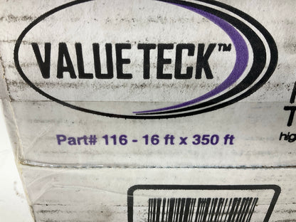 High Teck 16ft X 350ft Clear Overspray Plastic Masking Sheeting Auto Body Paint