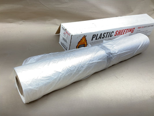 High Teck 120 Plastic Masking Sheeting, 20 Feet X 250 Feet Roll