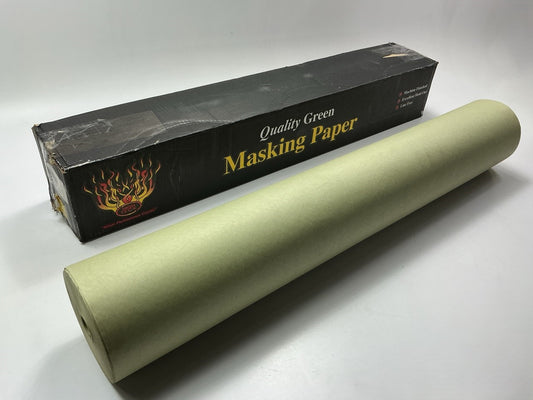 High Teck MP160G-36 Green Masking Paper, 36 In W X 600 Ft L, 35 Lbs Basis