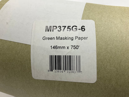 High Teck Products 5.75'' X 750' Green Masking Paper, 5 Rolls