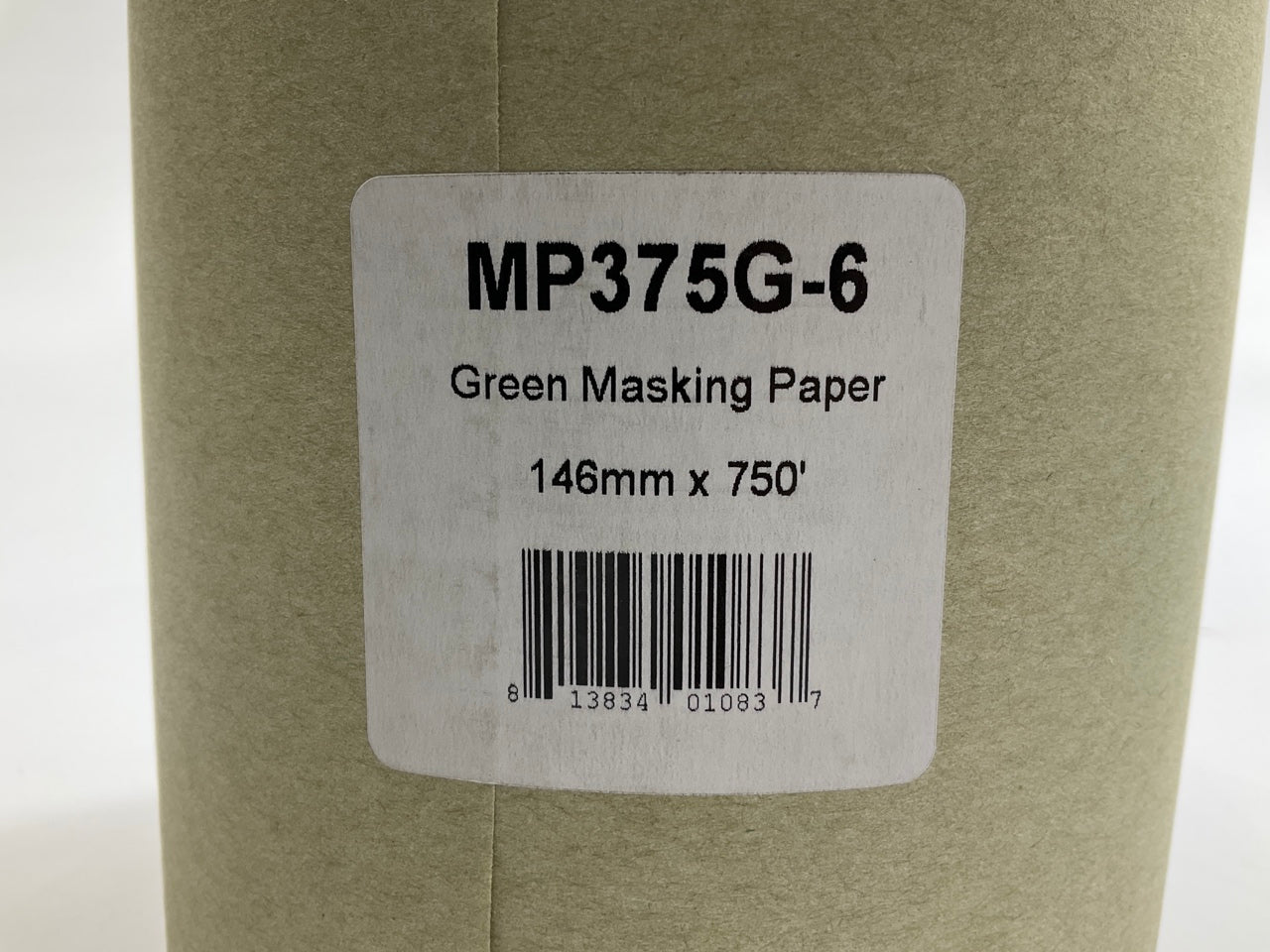 High Teck Products 5.75'' X 750' Green Masking Paper, 6 ROLLs, 30 Lb Paper