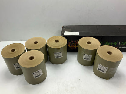 High Teck MP470GT-6 Green Thunder Masking Paper, 6 In W X 700 Ft, 6 Rolls