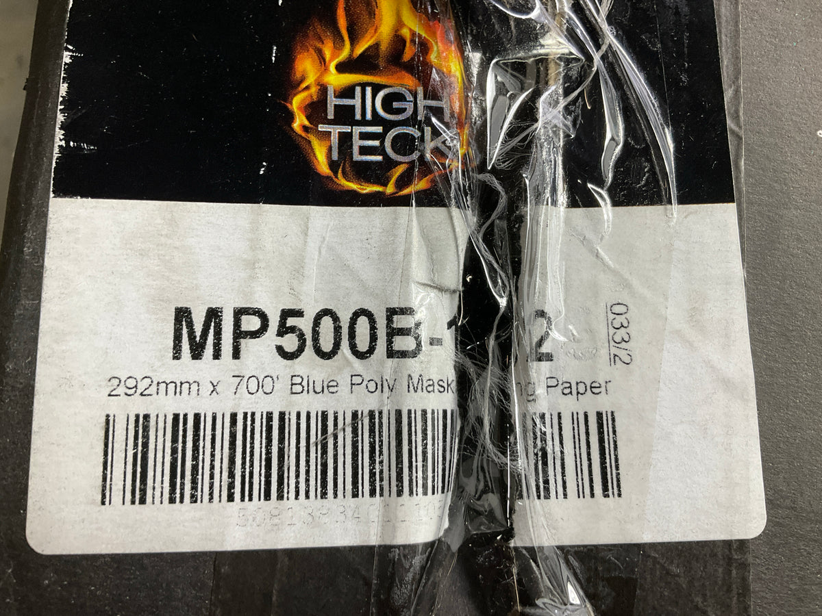 (2) High Teck MP500B-12 True Blue Polycoated Masking Paper, 12 In W X 700 Ft L