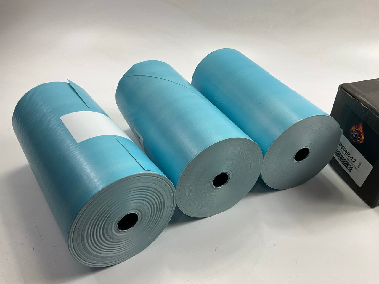 High Teck True Blue MP500B-12 Masking Paper, 12'' Wide X 700 Feet Long, 3 Rolls