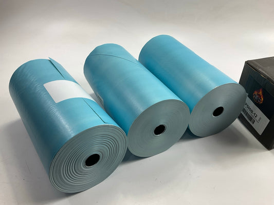 High Teck True Blue MP500B-12 Masking Paper, 12'' Wide X 700 Feet Long, 3 Rolls