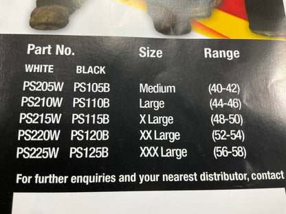 High Teck PS105B Premium Spray Paint Suit, Medium, Black, 2-Way Zipper