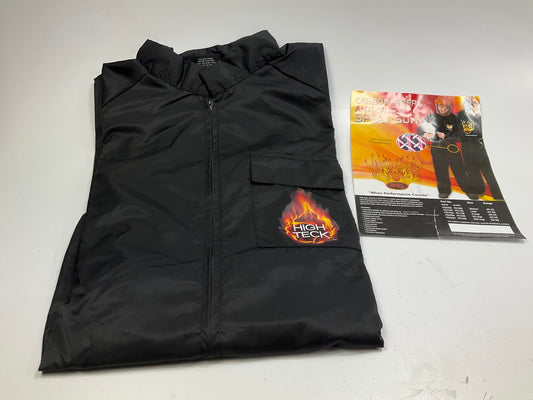 High Teck PS110B Black Carbon Fiber Anti-Static Spray Suit, Large (44-46)