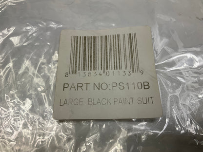 High Teck PS110B Black Carbon Fiber Anti-Static Spray Suit, Large (44-46)