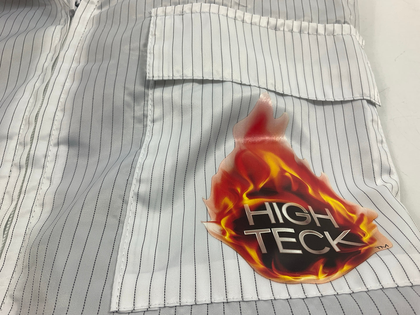 High Teck PS205W Premium Paint Suit, White, 2-Way Zipper, Medium