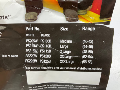 High Teck PS215W Premium Paint Suit, X-Large, White, 2-Way Zipper Spray Suit