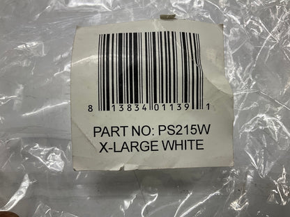 High Teck PS215W Premium Paint Suit, X-Large, White, 2-Way Zipper Spray Suit