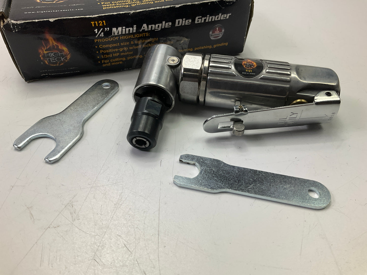 High Teck T121 1/4'' Mini Angle Die Grinder