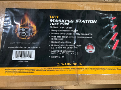 High Teck Products HIT417 Masking Paper Station - Tree Type