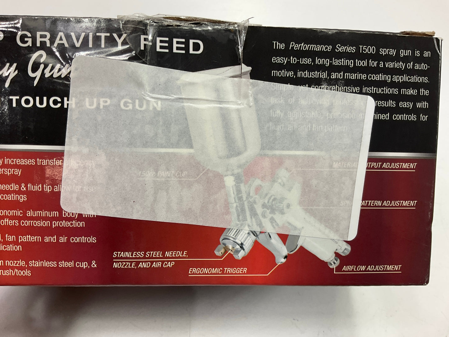 High Teck T500 - 1mm Nozzle Auto Paint HVLP Spray Gun