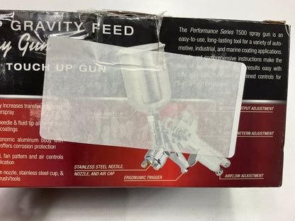 High Teck T500 - 1mm Nozzle Auto Paint HVLP Spray Gun