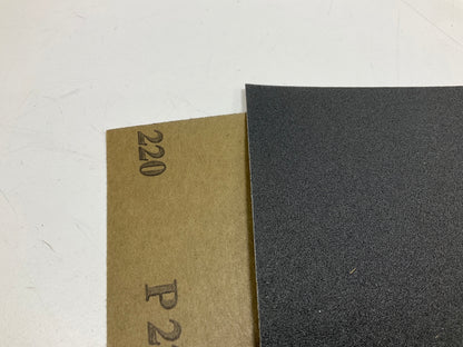 High Teck WD220 Premium Waterproof Sandpaper Sheets, 9''x11'', 220 Grit, 50 Sheets