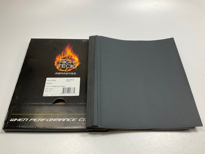 High Teck WD500 9'' X 11'' Waterproof Sandpaper Sheets, P500 Grit, 50 Sheets