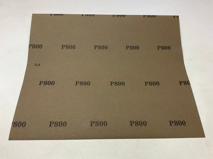High Teck Abrasives 9'' X 11'' Waterproof Sandpaper Sheets, 800 Grit, 50 Sheets