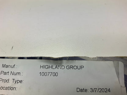 Highland 1007700 16'' X 10'' Aluminum Diamond Plate Splash Guards Mud Flaps
