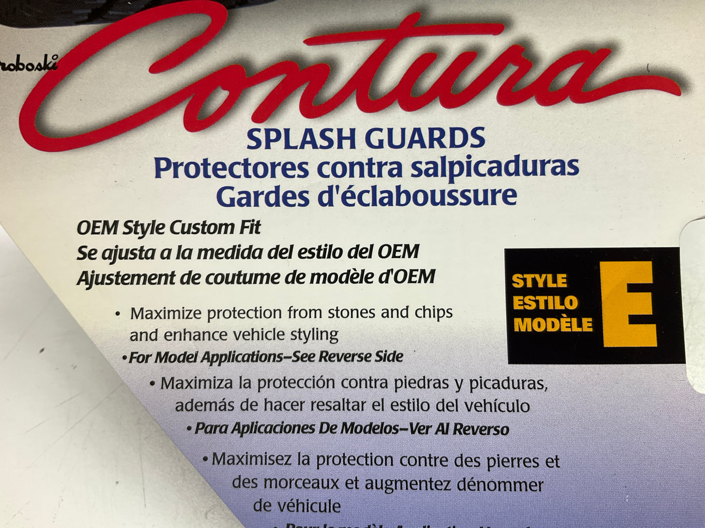 Highland Group 11017 Contura Splash Mud Guard Mud Flap Kit 9'' X 11'' Black; Pair;