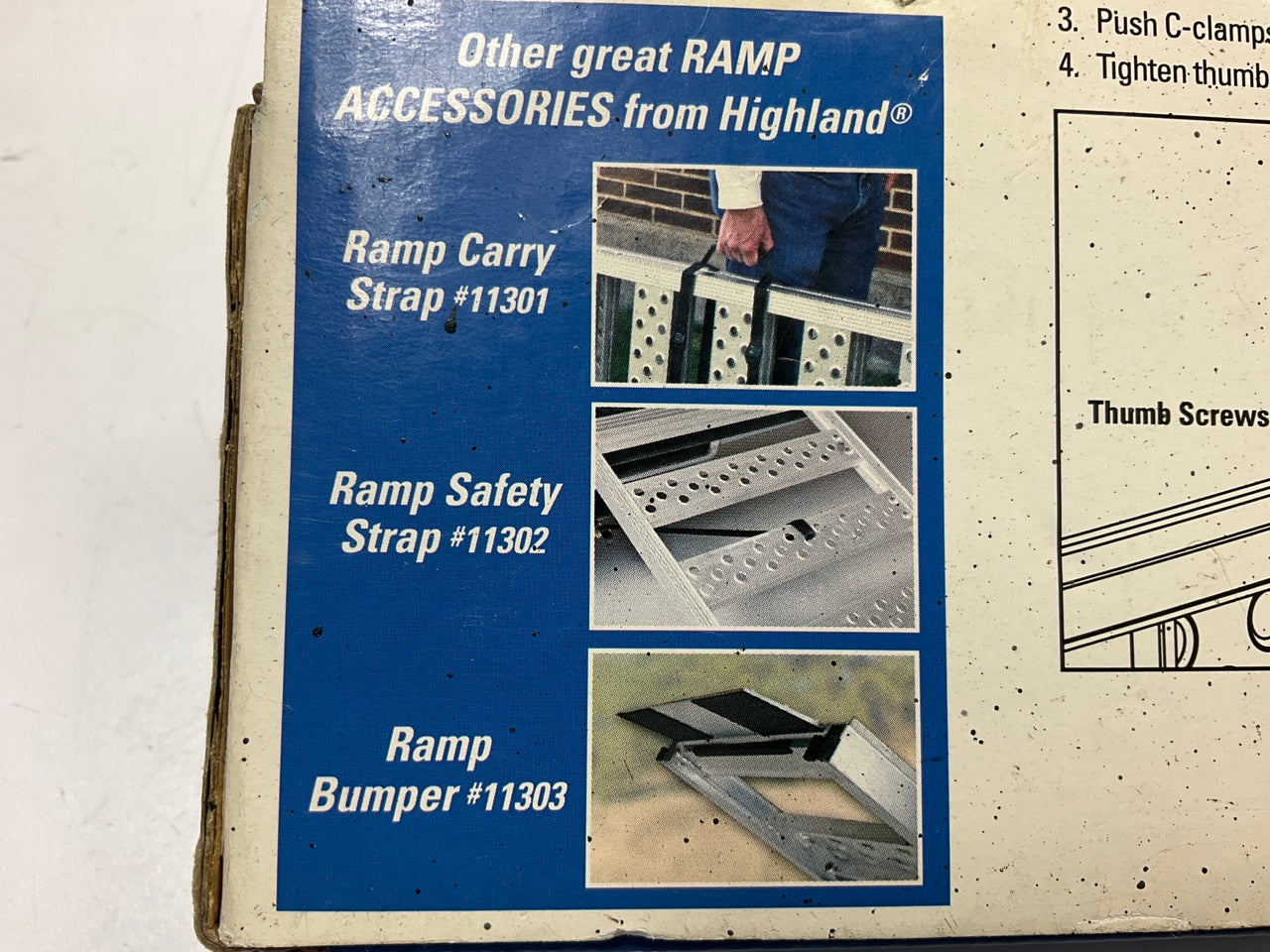 Highland 11300 Loading Ramp Handle - Carry Straight, Arched, Or Folded Ramps