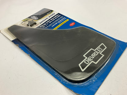 Highland Group 82122 Universal Splash Guards / Mud Flaps - 13''X7'' W/ Chevy Logo