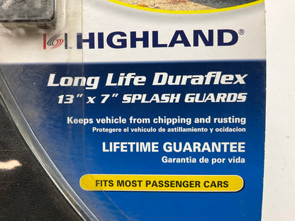 Highland Group 82122 Universal Splash Guards / Mud Flaps - 13''X7'' W/ Chevy Logo